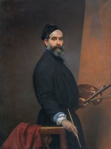 五十七岁的自画像 作者 弗朗切斯科·海耶兹（Francesco Hayez）