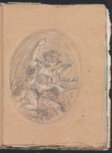 维罗纳写生簿：1760年，第67页上的儿童肖像。 作者 弗朗切斯科·洛伦兹（Francesco Lorenzi）