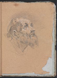 维罗纳素描本：和尚第25页，1760年。 作者 弗朗切斯科·洛伦兹（Francesco Lorenzi）