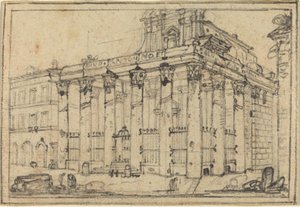 安东尼努斯和福斯蒂娜神庙 作者 弗朗切斯科·皮拉内西（Francesco Piranesi）