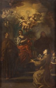 圣餐崇拜》，1677-1747年 作者 弗朗切斯科·索利米娜（Francesco Solimena）