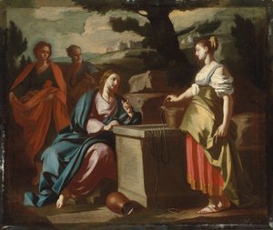 基督与撒玛利亚妇人 作者 Francesco Solimena