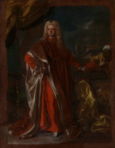 迭戈·皮格纳泰利·达拉贡纳（Diego Pignatelli dAragona）1687-1750年和一名被奴役的非洲仆人，大概在1731年或1732年。
