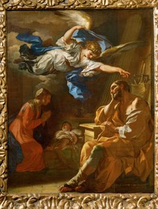 约瑟夫的梦 作者 弗朗切斯科·索利米娜（Francesco Solimena）
