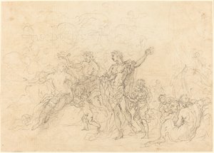 巴克斯和阿里阿德涅的婚姻 作者 弗朗切斯科·索利米娜（Francesco Solimena）