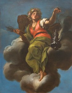 亚洲，约 1709 年（布面油画） 作者 弗朗切斯科·特雷维萨尼（Francesco Trevisani）