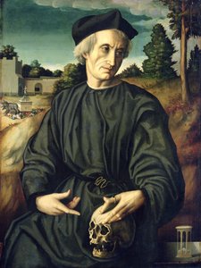 哈德良六世教皇的肖像（1459-1523）作为牧师