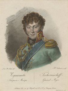 亚历山大·伊万诺维奇·切尔尼绍夫伯爵的肖像1786-1857年，1813年