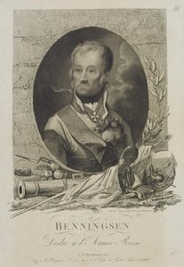 莱文·莱昂尼伯爵伯爵肖像肖像Theophil von Bennigsen 1745-1826，1807年