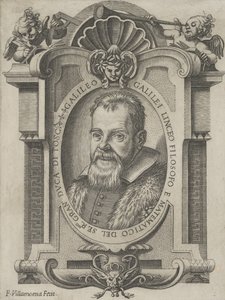 伽利略-伽利莱的肖像，1613年。 作者 弗朗切斯科·比利亚梅纳（Francesco Villamena）