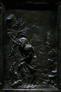 圣杰罗姆忏悔者，约 1470-75（釉青铜） 作者 弗朗西斯科·迪·乔治·马蒂尼