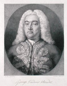 乔治-弗雷德里克-亨德尔（1685-1759），由弗雷德里克-克里斯蒂安-刘易斯一世（1779-1856）雕刻，1828年（雕刻版）。 作者 弗朗西斯（后）凯特