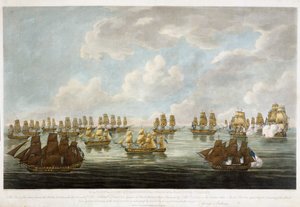 1804 年 2 月 15 日中国舰队与法国中队之间的行动 作者 弗朗西斯（后）赛多利斯
