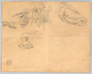 天使素描 作者 弗朗西斯·奥古斯都·拉斯罗普