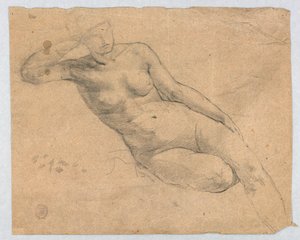 女性裸体素描