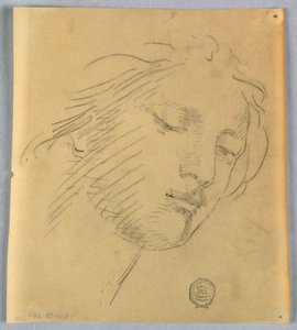 女性面部素描 作者 弗朗西斯·奥古斯都·拉斯罗普