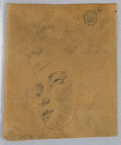 妇女头部素描 作者 弗朗西斯·奥古斯都·拉斯罗普