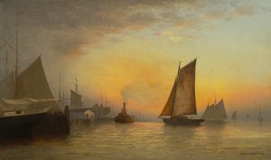 纽约港，纽约，1880年