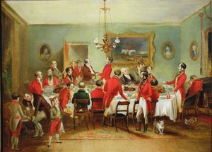 1836年，亨特早餐，学士大厅