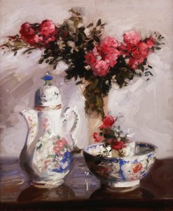 Famille玫瑰咖啡壶 作者 弗朗西斯·坎贝尔·布瓦洛·卡德尔