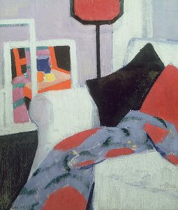 The White Sofa，7 Ainslie Place，c.1915 作者 弗朗西斯·坎贝尔·布瓦洛·卡德尔