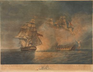 1796 年 6 月 8 日，英国皇家海军 "独角兽 "号擒获 "论坛报 "号 作者 弗朗西斯·切沙姆
