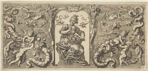 Taste Gustus，来自Quinque Sensuum五种感官，约1655年。