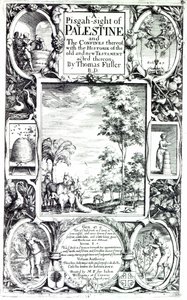 托马斯·富勒于1650年出版的“Pisgah-Palest of Palestine”的标题页