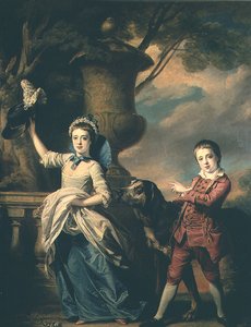 1767年，爱德华爵士和安娜阿斯特利夫人的孩子们
