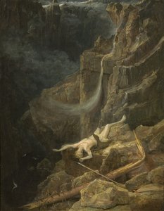 悬崖，约 1827 年（面板上的油） 作者 弗朗西斯·丹比