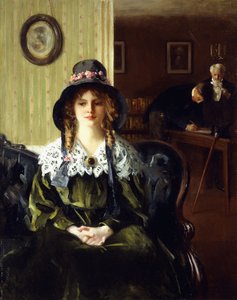 婚姻合同（布面油画） 作者 弗朗西斯·戴（Francis Day）