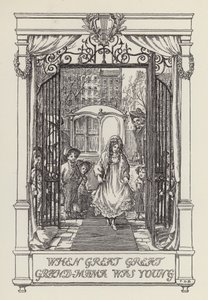 另一本儿童诗集：曾曾祖母年轻时（石版） 作者 弗朗西斯·唐金·贝德福德