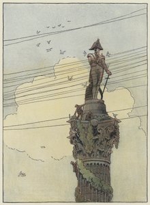 伦敦装饰尼尔森》（彩色印刷版） 作者 弗朗西斯·唐金·贝德福德