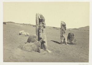 努比亚 Wady Saboua 的巨像和狮身人面像 作者 弗朗西斯·弗里斯