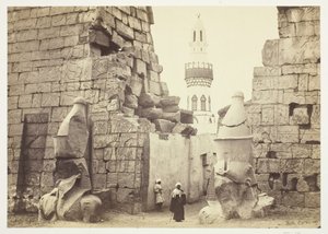 卢克索大庙的入口，1857年。
