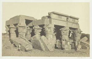 Koum Ombo，上埃及，1857年。 作者 弗朗西斯·弗里斯