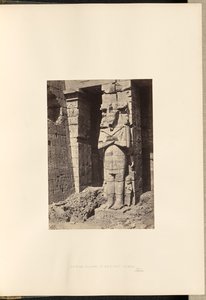 底比斯 Medinet Habou 的奥西里德石柱 作者 弗朗西斯·弗里斯