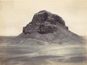 Dahshûr的金字塔，约1857年。