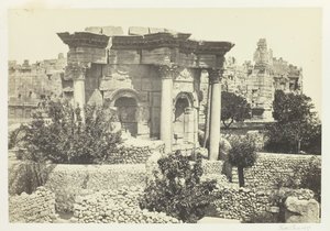 巴尔贝克的圆形寺庙，1857年。