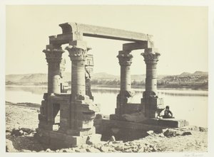 卡达斯的缺陷，努比亚，1857年。 作者 弗朗西斯·弗里斯