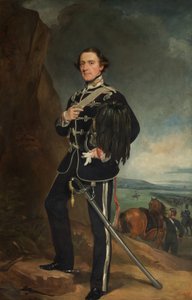 第二位Lord de Tabley是切斯特伯爵Yeomanry Cavalry的上校指挥官 作者 弗朗西斯·格兰特