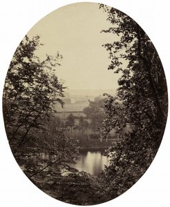 塞文河岸，靠近温特迪恩，约1862年。 作者 弗朗西斯·格雷斯利