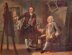 罗伯特·沃尔波勒（Robert Walpole），KG，奥福德（Orford）第一伯爵，工作室在弗朗西斯·海曼（Francis Hayman）工作室，c1748-1750，19 作者 弗朗西斯·海曼
