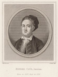 Edward Cave，打印机，1891年出生，于1754年去世 作者 弗朗西斯·凯特（Francis Kyte）