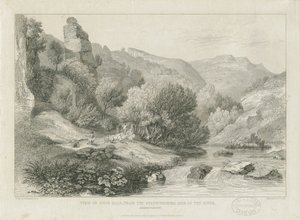 道夫代尔（Dovedale）-景观：版画，nd [19分] 作者 弗朗西斯·莱加特·尚特雷