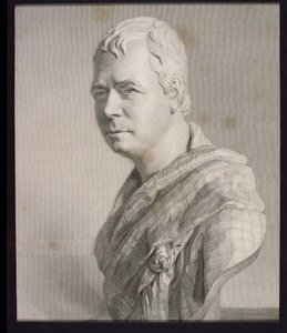 沃尔特·斯科特爵士（1771-1832）来自&39;版画廊&39;，1833年出版（版画） 作者 弗朗西斯·莱加特·尚特雷