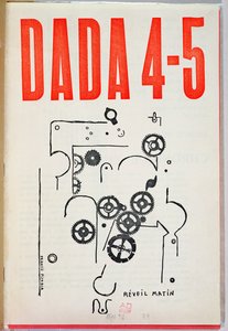 达达 4-5"，杂志封面（彩色石版印刷）