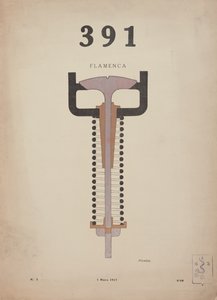 Flamenca"，达达主义期刊《La Revue》第 391 期封面图，第 3 期 作者 弗朗西斯·毕卡比亚