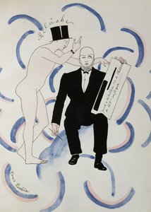 埃里克-萨蒂的《Relache》芭蕾舞剧，约 1924 年（绘图） 作者 弗朗西斯·毕卡比亚