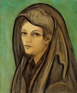 身披幔帐的女人; Femme a la mantille